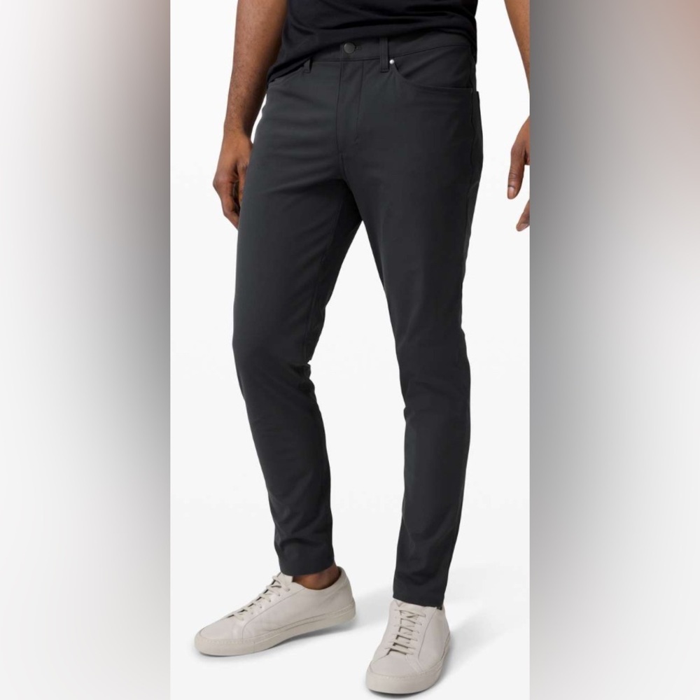 NWOT Lululemon ABC Pant Slim 37" *Warpstreme Obsidian